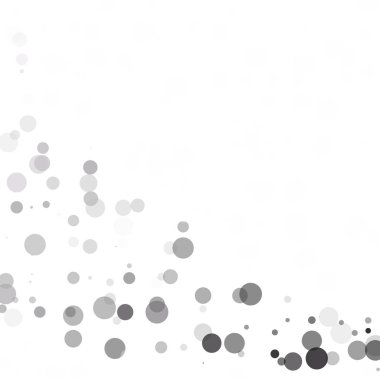 Kabarcıklar daire noktalar benzersiz siyah parlak vektör arka plan