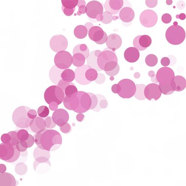 Kabarcıklar daire noktalar benzersiz mor parlak vektör arka plan