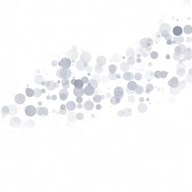 Kabarcıklar daire noktalar benzersiz gri beyaz parlak vektör arka plan
