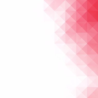 Kırmızı kılavuz Mozaik arka plan, yaratıcı tasarım şablonları