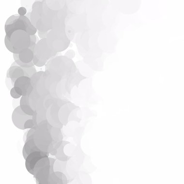 Kabarcıklar daire noktalar benzersiz gri beyaz parlak vektör arka plan