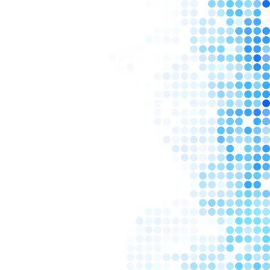 Mavi rastgele noktalar arka plan, yaratıcı tasarım şablonları