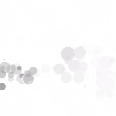 Kabarcıklar daire noktalar benzersiz gri beyaz parlak vektör arka plan