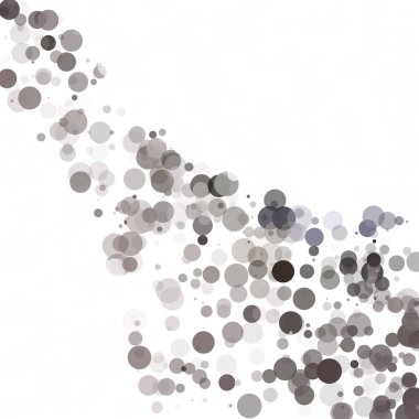 Kabarcıklar daire noktalar benzersiz siyah parlak vektör arka plan