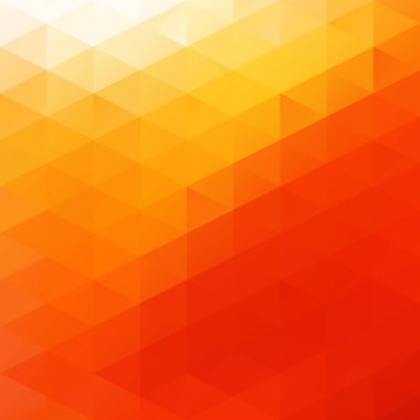 Turuncu Izgara Mozaik Arkaplan, Yaratıcı Tasarım Şablonları