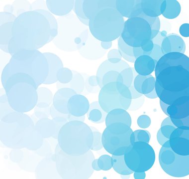 Kabarcıklar benzersiz mavi parlak vektör arka plan