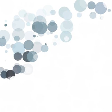 Kabarcıklar benzersiz gri beyaz parlak vektör arka plan