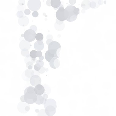 Kabarcıklar benzersiz gri beyaz parlak vektör arka plan