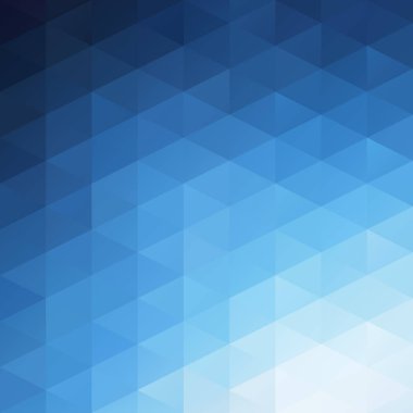 Mavi Izgara Mozaik Arkaplan, Yaratıcı Tasarım Şablonları