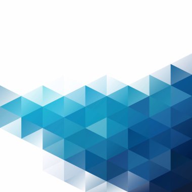 Mavi Izgara Mozaik Arkaplan, Yaratıcı Tasarım Şablonları