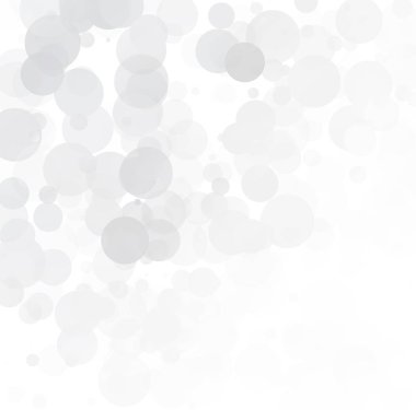 Kabarcıklar benzersiz gri beyaz parlak vektör arka plan