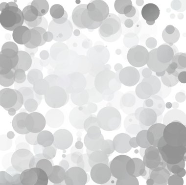 Kabarcıklar benzersiz gri beyaz parlak vektör arka plan