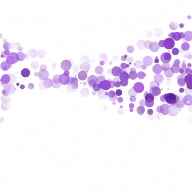 Kabarcıklar daire noktalar benzersiz mor parlak vektör arka plan