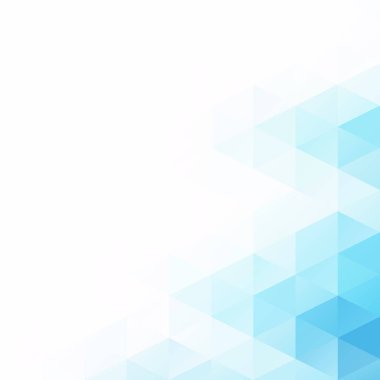 Mavi Izgara Mozaik Arkaplan, Yaratıcı Tasarım Şablonları