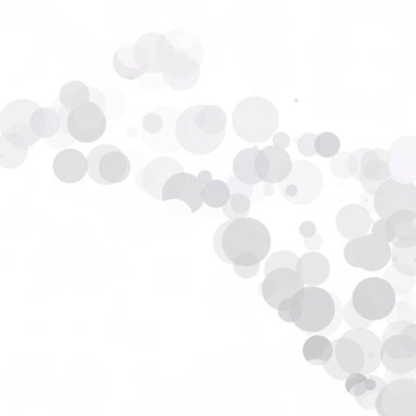 Kabarcıklar benzersiz gri beyaz parlak vektör arka plan