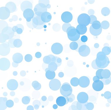 Kabarcıklar benzersiz mavi parlak vektör arka plan