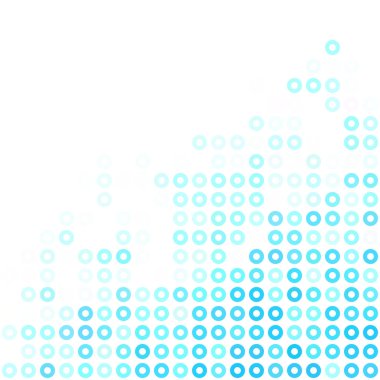 Mavi çörek arka plan, yaratıcı tasarım şablonları