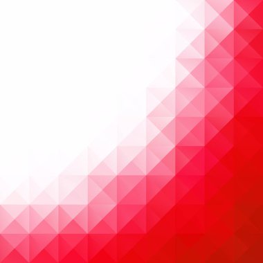 Kırmızı kılavuz Mozaik arka plan, yaratıcı tasarım şablonları