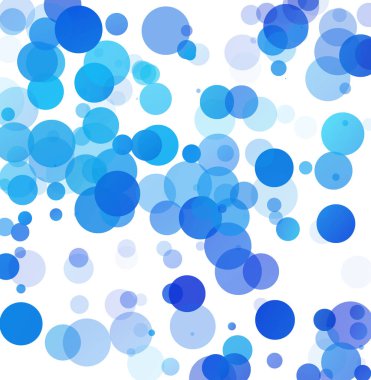 Kabarcıklar benzersiz mavi parlak vektör arka plan