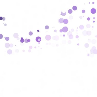 Kabarcıklar daire noktalar benzersiz mor parlak vektör arka plan