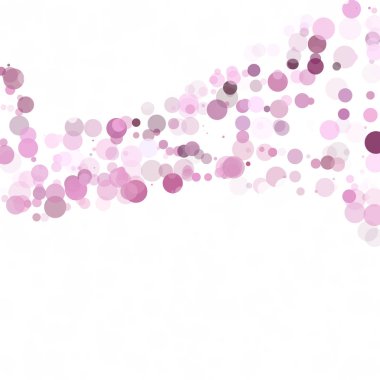 Kabarcıklar daire noktalar benzersiz mor parlak vektör arka plan