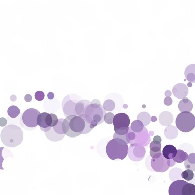 Kabarcıklar daire noktalar benzersiz mor parlak vektör arka plan