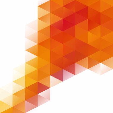 Turuncu Izgara Mozaik Arkaplan, Yaratıcı Tasarım Şablonları