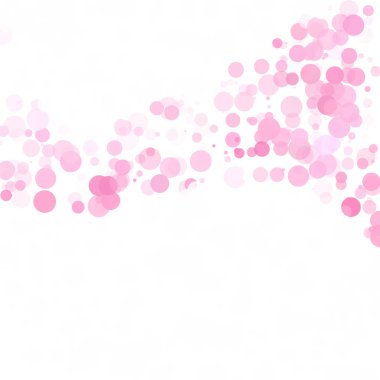 Kabarcıklar daire noktalar benzersiz pembe parlak vektör arka plan