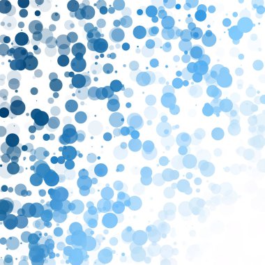 Kabarcıklar benzersiz mavi parlak vektör arka plan