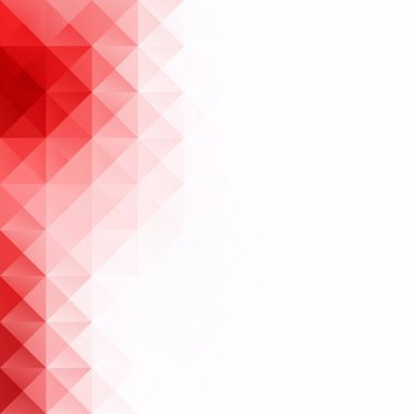 Kırmızı kılavuz Mozaik arka plan, yaratıcı tasarım şablonları