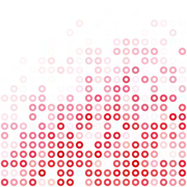Kırmızı Donuts arka plan, yaratıcı tasarım şablonları