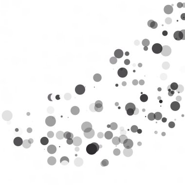 Kabarcıklar daire noktalar benzersiz siyah parlak vektör arka plan