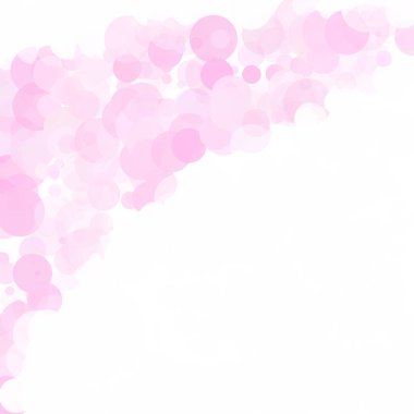 Kabarcıklar benzersiz pembe parlak vektör arka plan