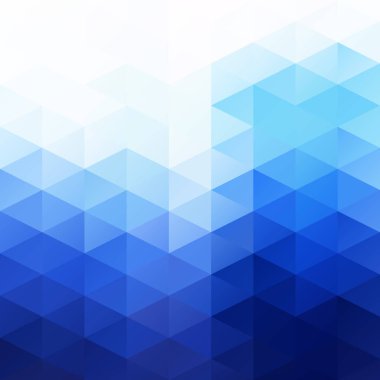 Mavi Izgara Mozaik Arkaplan, Yaratıcı Tasarım Şablonları