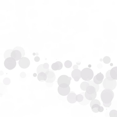 Kabarcıklar benzersiz gri beyaz parlak vektör arka plan