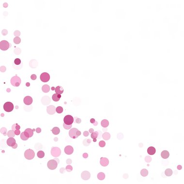 Kabarcıklar daire noktalar benzersiz mor parlak vektör arka plan