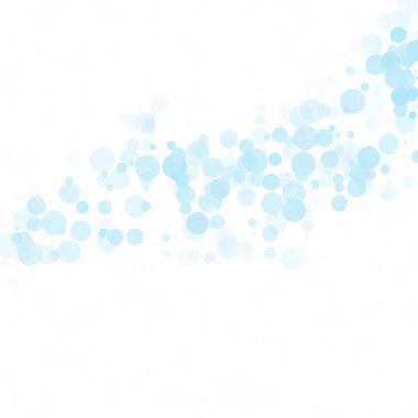 Baloncuklar Çemberi Noktaları Eşsiz Mavi Parlak Vektör Arkaplanı