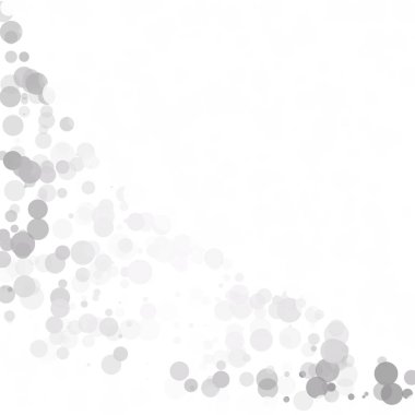 Kabarcıklar daire noktalar benzersiz gri beyaz parlak vektör arka plan