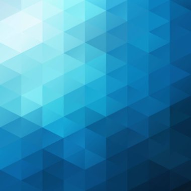 Mavi Izgara Mozaik Arkaplan, Yaratıcı Tasarım Şablonları