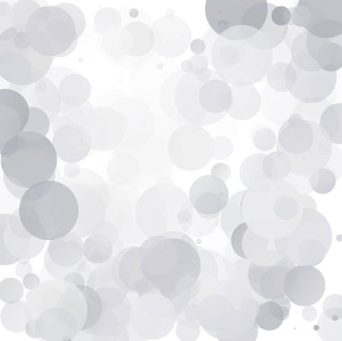 Kabarcıklar benzersiz gri beyaz parlak vektör arka plan