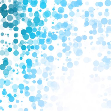 Kabarcıklar benzersiz mavi parlak vektör arka plan