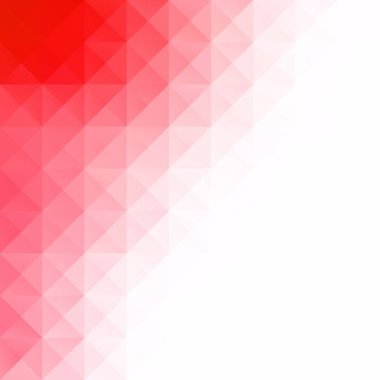 Kırmızı kılavuz Mozaik arka plan, yaratıcı tasarım şablonları