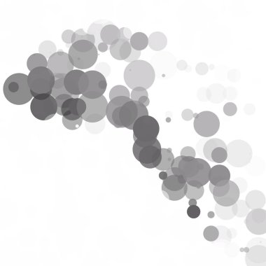 Kabarcıklar benzersiz siyah parlak vektör arka plan