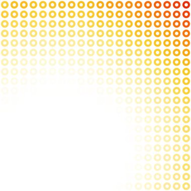 Turuncu Donuts arka plan, yaratıcı tasarım şablonları