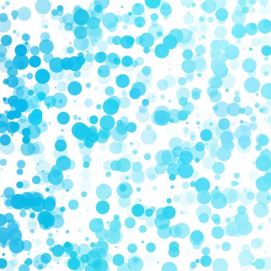 Baloncuklar Çemberi Noktaları Eşsiz Mavi Parlak Vektör Arkaplanı