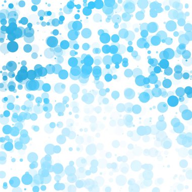 Baloncuklar Çemberi Noktaları Eşsiz Mavi Parlak Vektör Arkaplanı