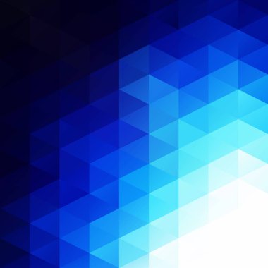 Mavi Izgara Mozaik Arkaplan, Yaratıcı Tasarım Şablonları