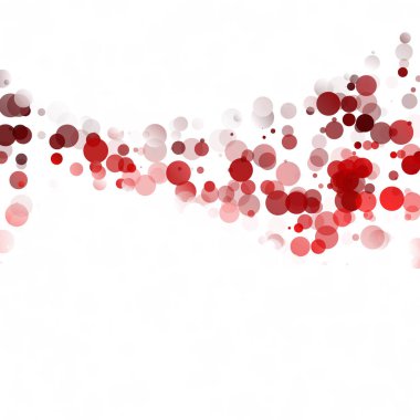 Kabarcıklar daire noktalar benzersiz kırmızı parlak vektör arka plan