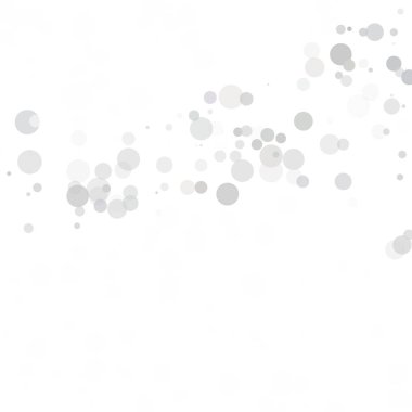 Kabarcıklar daire noktalar benzersiz gri beyaz parlak vektör arka plan