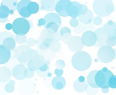 Kabarcıklar benzersiz mavi parlak vektör arka plan